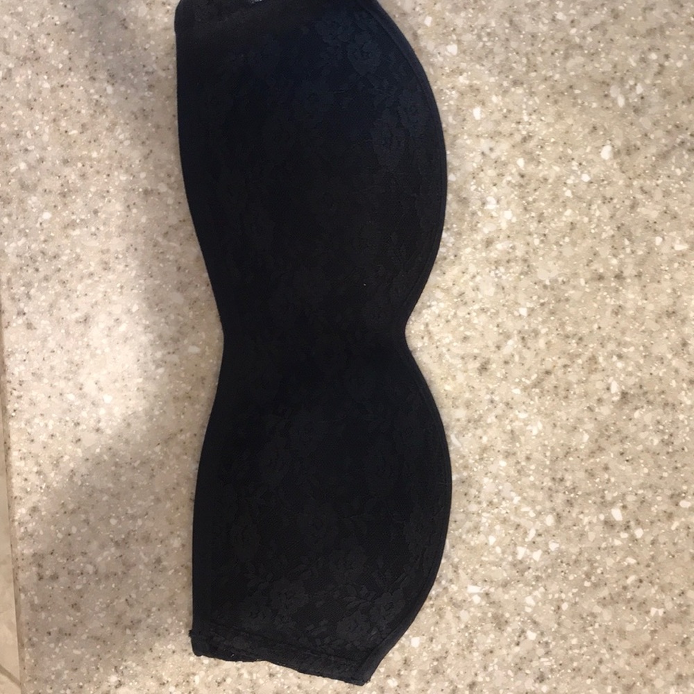 Bandeau, black slight padding. Size small